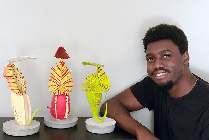 Shakim Cooper Nepenthes Sculpture Carnivorous Plant Art